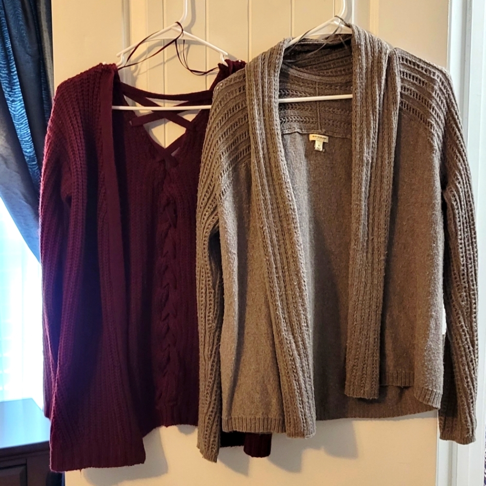 Bundle knit cardigans